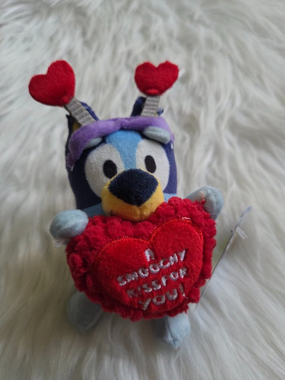 Bluey Smoochy Kiss Plush Keychain